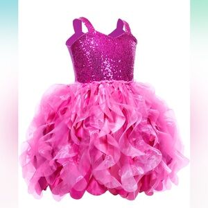 Barbie costume / hot pink tutu dress - 4T